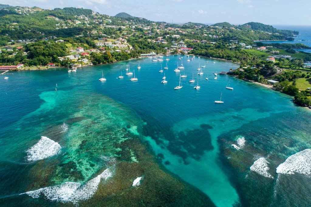 View from above of Blue Lagoon Hotel and Marina Ltd
